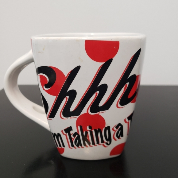 Disney Jerry Leigh Mug 12 oz ~ Minnie ~ "Shhh I'm Taking A Time Out" - Picture 3 of 6